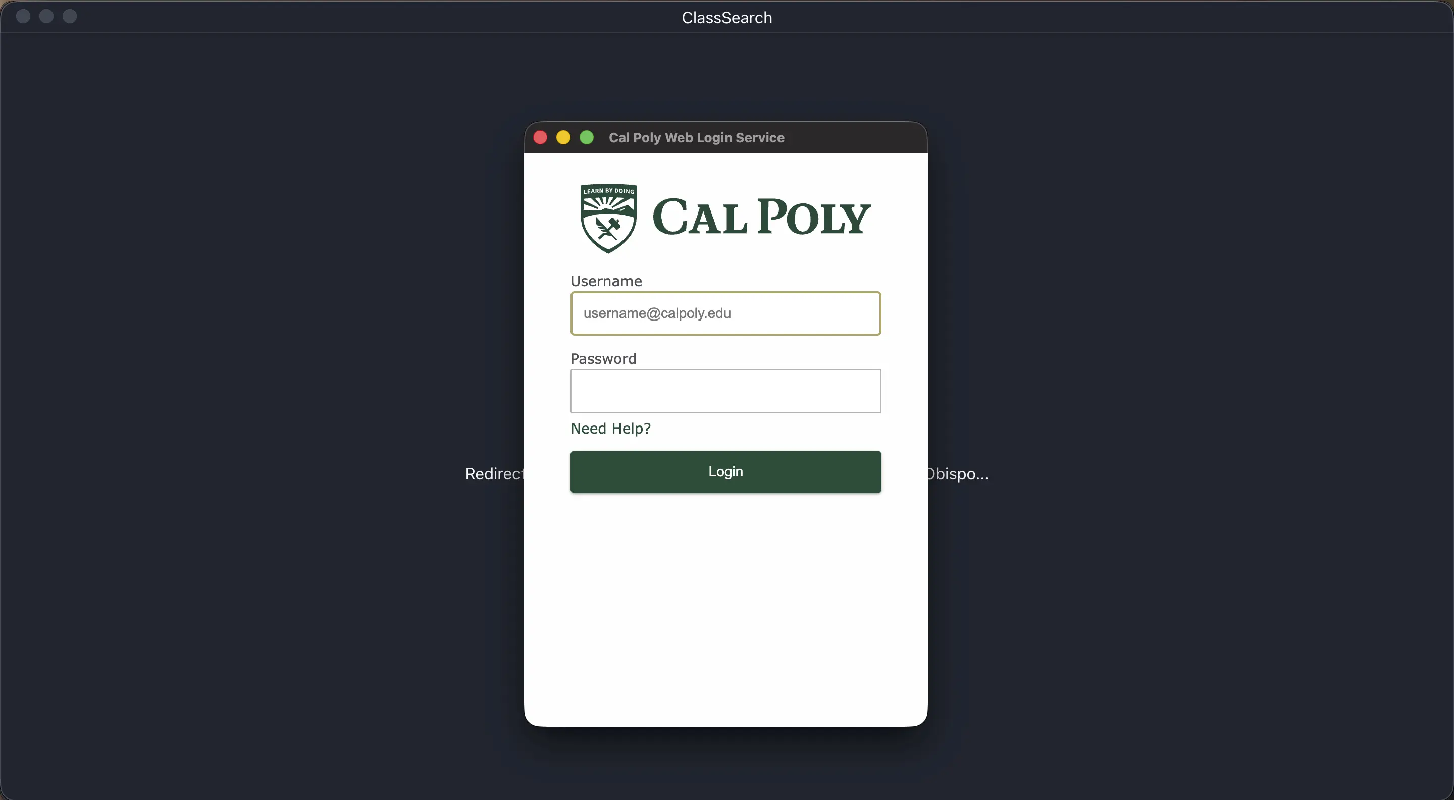 Class Search screenshot 1
